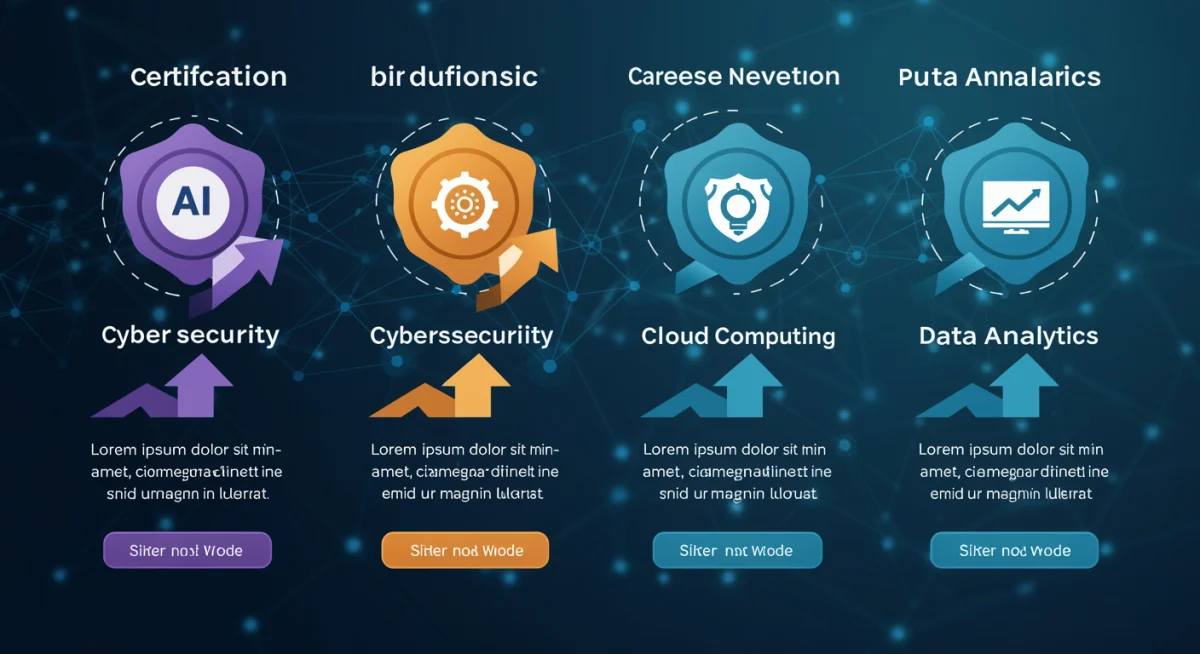 Infographic showing critical certifications for future job market relevance