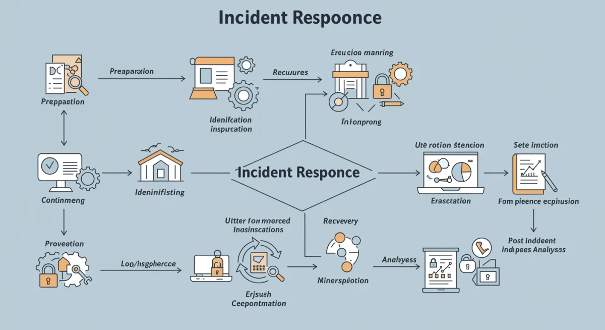 Incident response lifecycle flowchart for US organizations