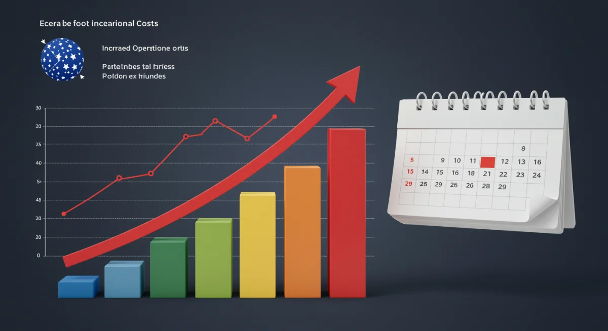 Infographic showing rising costs and fines for businesses due to data privacy compliance by 2026.