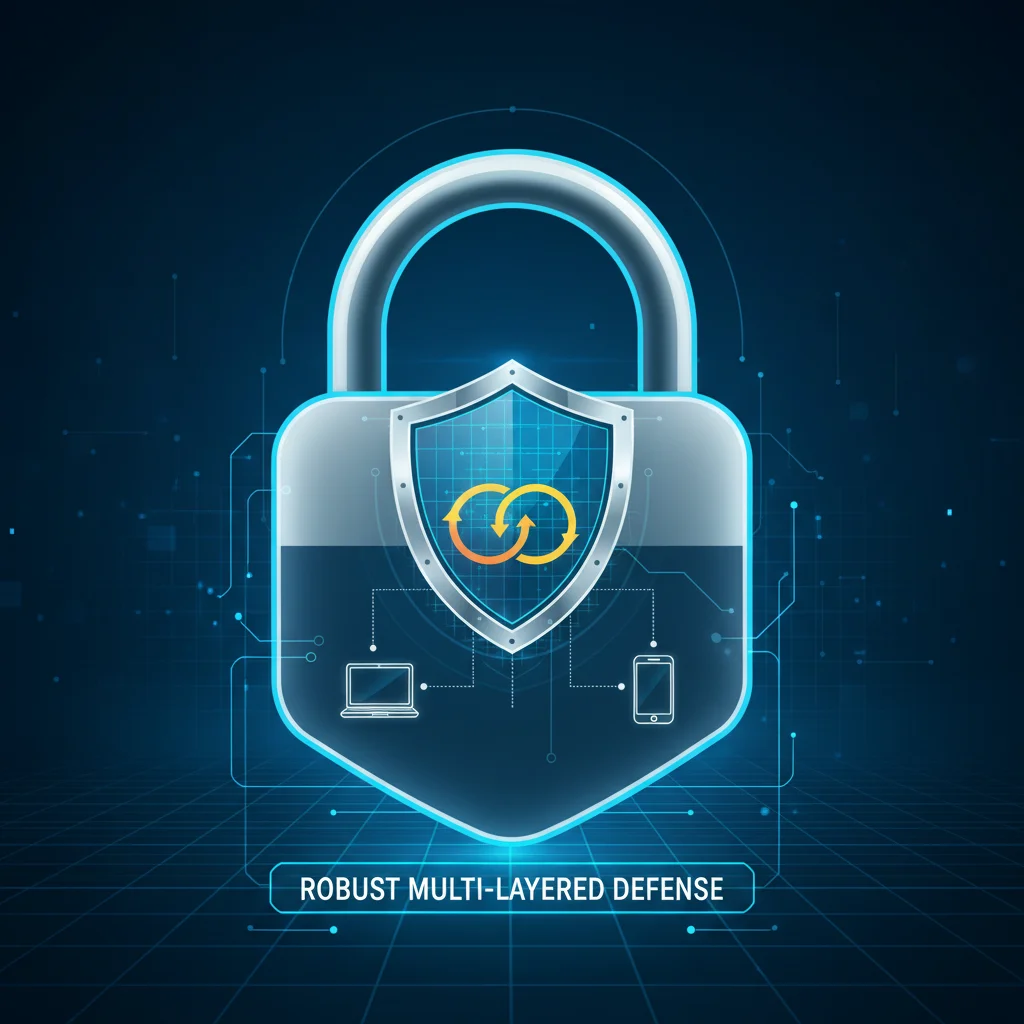 Multi-factor authentication and layered cybersecurity defenses for remote workers