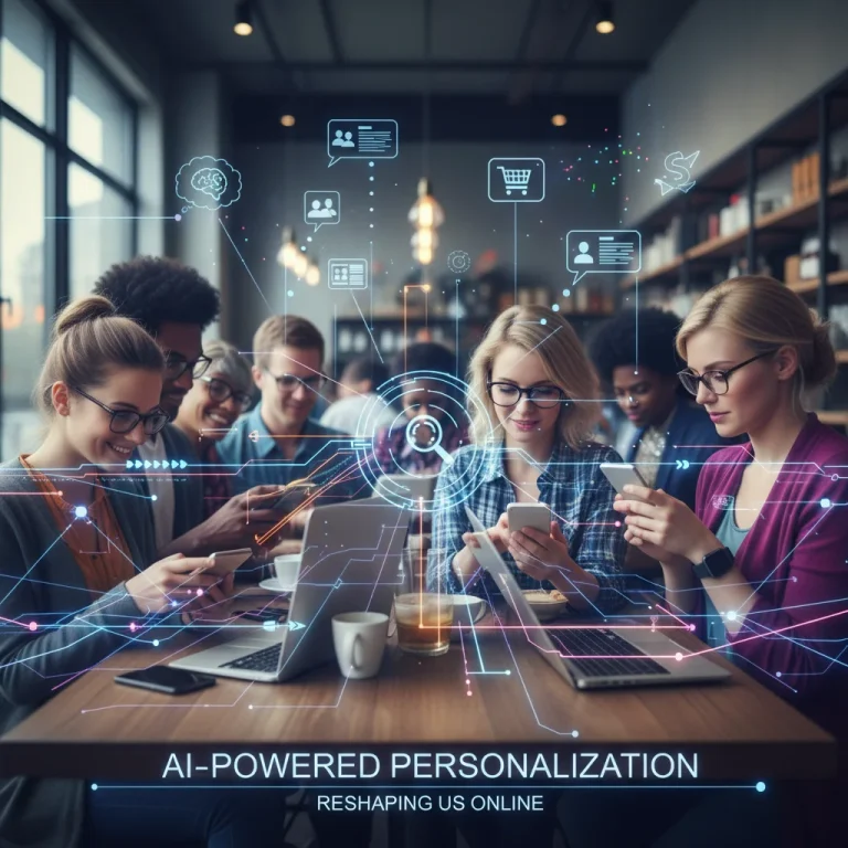 AI-powered personalization transforming US online experiences with data-driven insights.