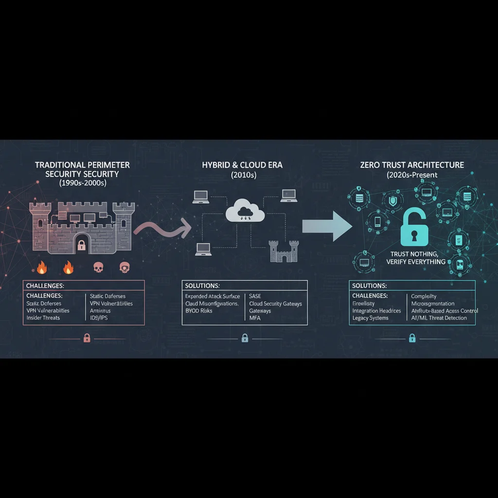 Evolution of Cybersecurity Zero Trust Model