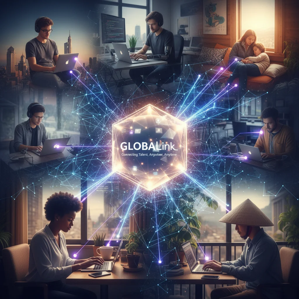 Global talent pool and gig economy connectivity